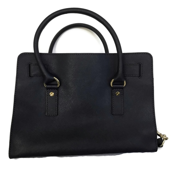 Michael Kors Satchel Bag Hamilton Shoulder Navy - Picture 3 of 8